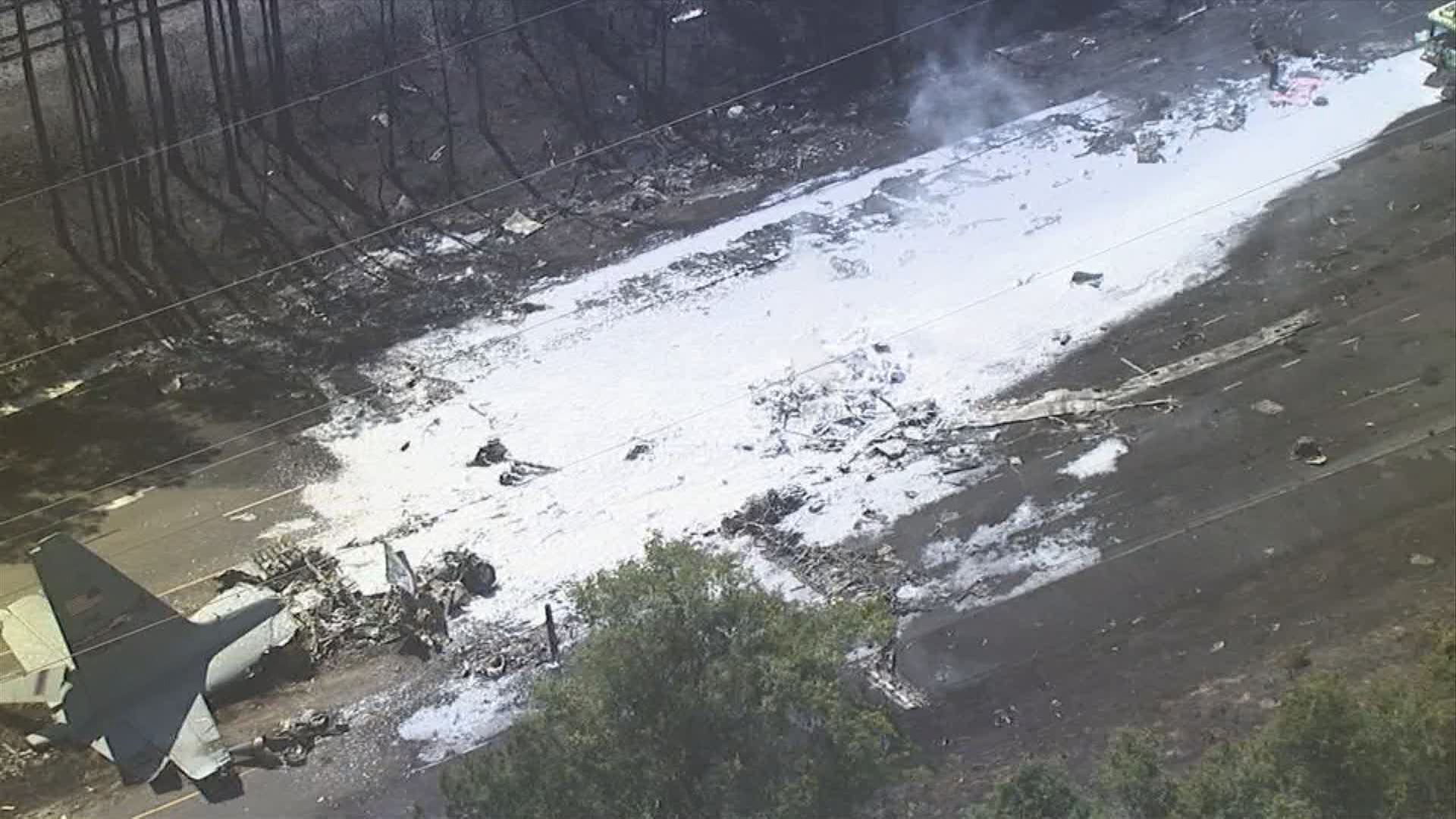 Military plane crash confirmed in Savannah,